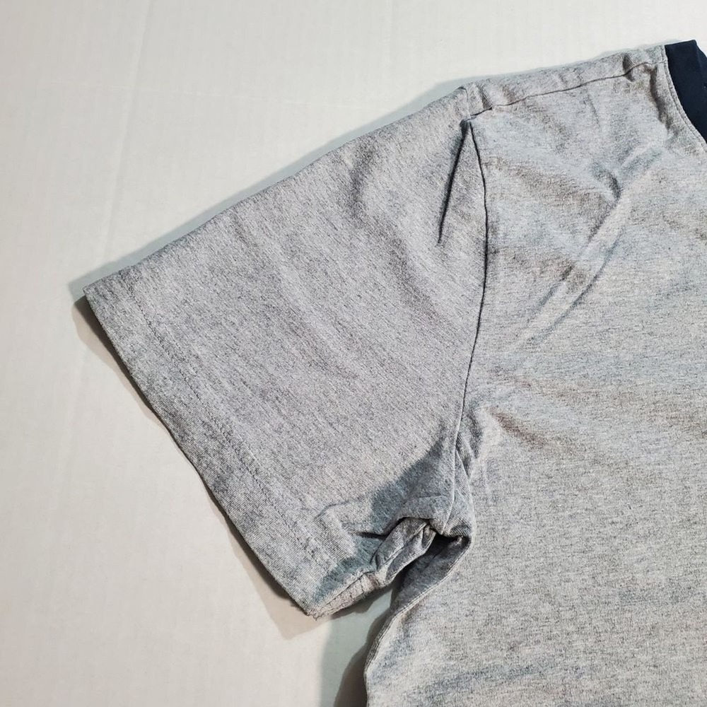 PAJAMAGRAM. Men pajama set, ringer tee with gray jogger pant pj-men. SKU# A-98 - Picture 8 of 16